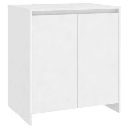 Skjenk hvit 70x41x75 cm konstruert tre