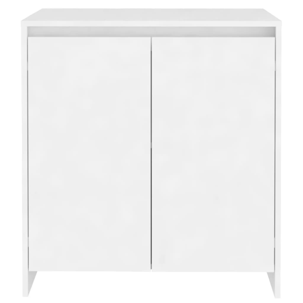 Skjenk hvit 70x41x75 cm konstruert tre