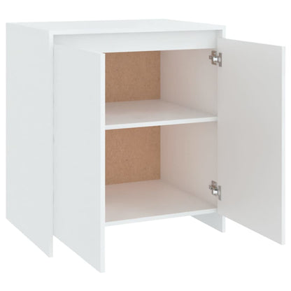 Skjenk hvit 70x41x75 cm konstruert tre