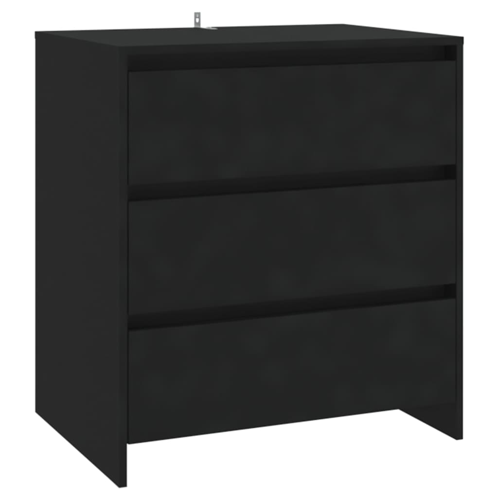 Skjenk Svart 70x41x75 cm