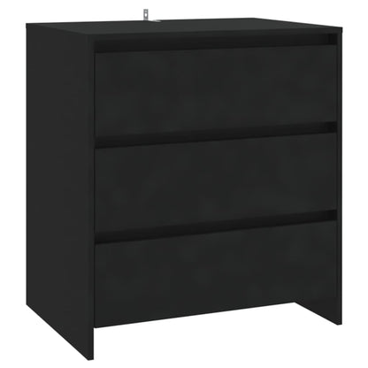 Skjenk Svart 70x41x75 cm