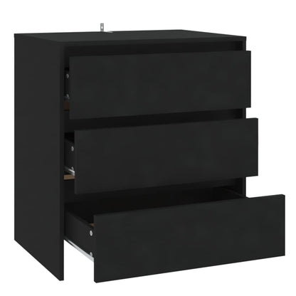 Skjenk Svart 70x41x75 cm