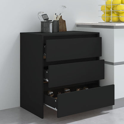Skjenk Svart 70x41x75 cm