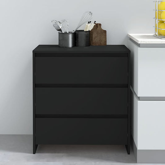 Skjenk Svart 70x41x75 cm