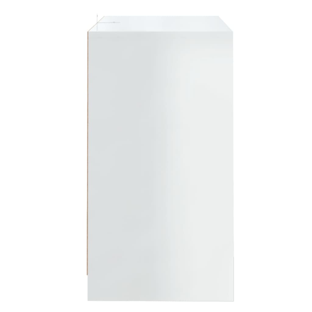Skjenk Høyglans Hvit 70x41x75 cm