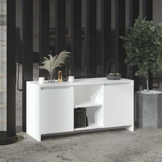 TV-Møbel Hvit TV-benk 102x37,5x52,5 cm