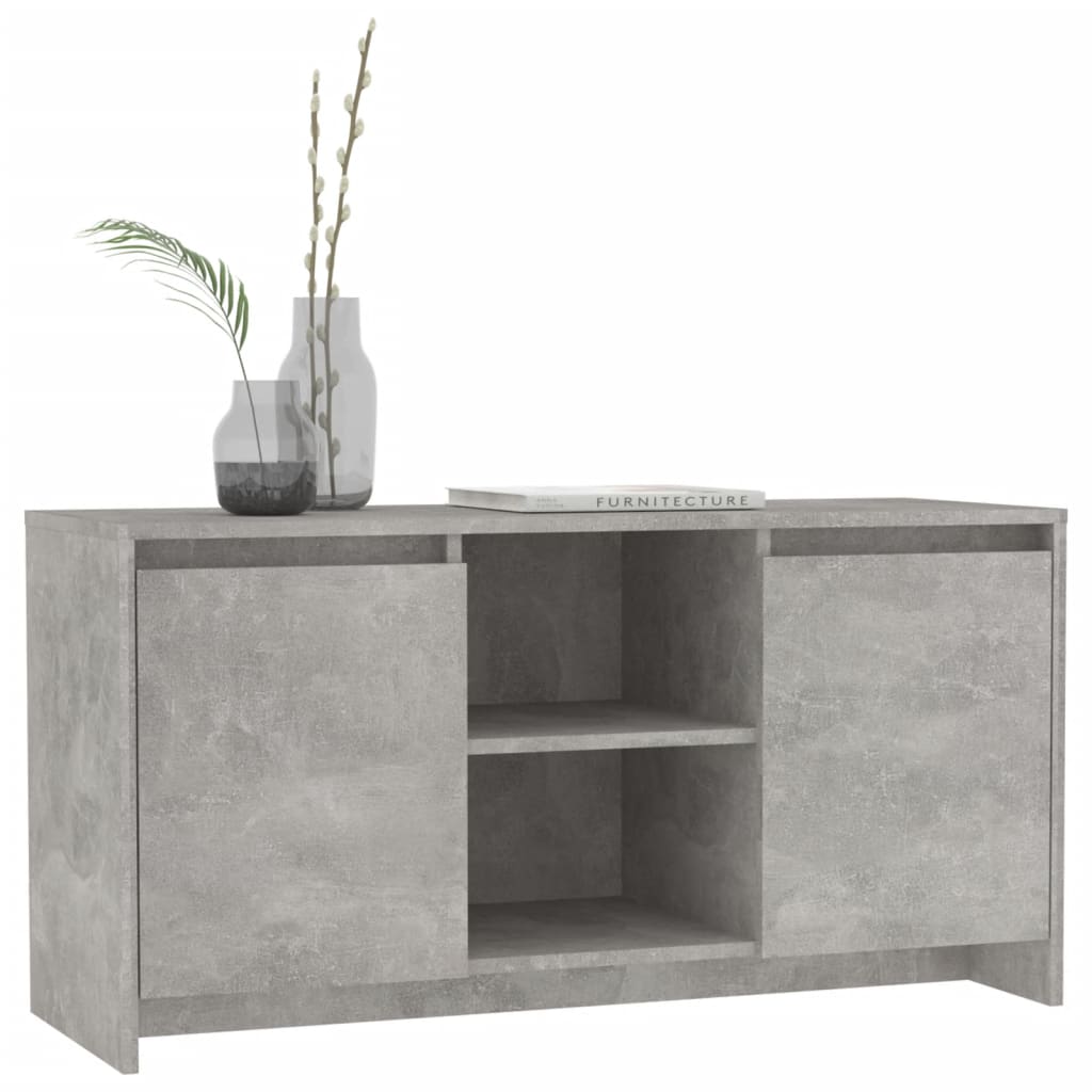 TV-Møbel Betonggrå TV-benk 102x37,5x52,5 cm