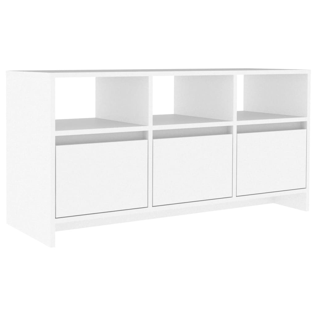 TV-Møbel Hvit TV-benk 102x37,5x52,5 cm
