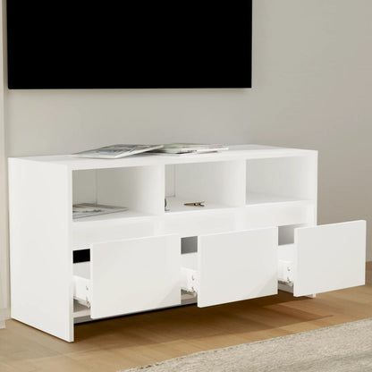 TV-Møbel Hvit TV-benk 102x37,5x52,5 cm