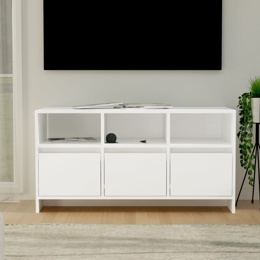 TV-Møbel Hvit TV-benk 102x37,5x52,5 cm