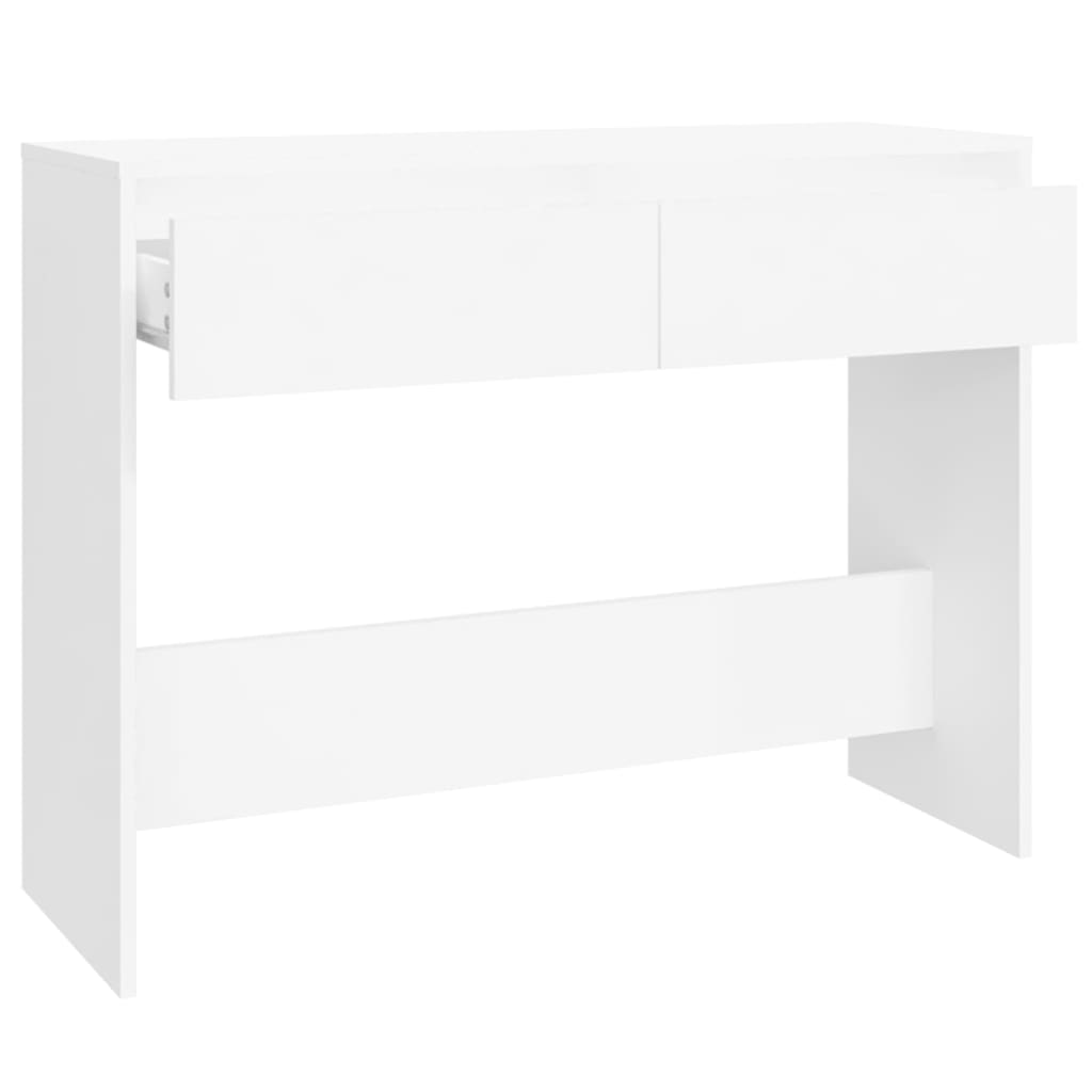 Avlastningsbord Konsollbord Hvit 100x35x76,5 cm