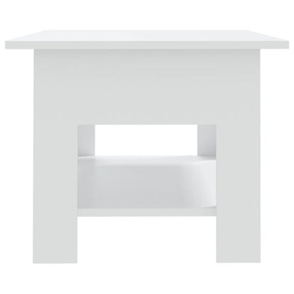 Salongbord Sofabord Hvit 102x55x42 cm