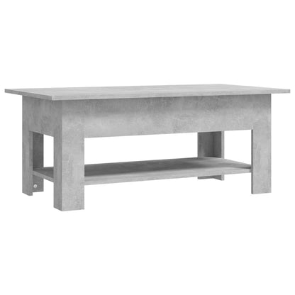 Salongbord Sofabord Betonggrå 102x55x42 cm