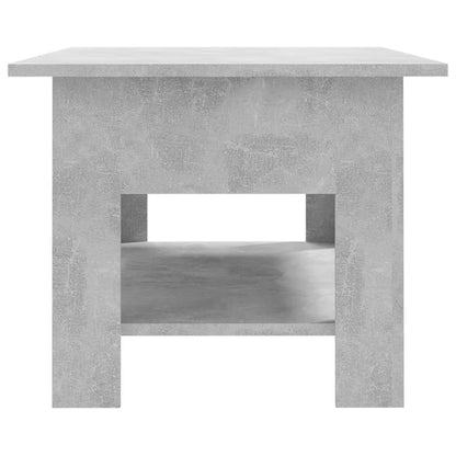 Salongbord Sofabord Betonggrå 102x55x42 cm