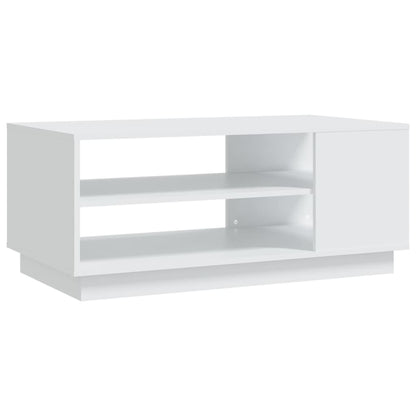 Salongbord Sofabord Hvit 102x55x43 cm