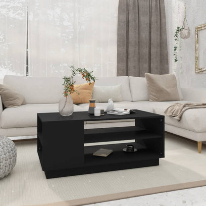 Salongbord Sofabord Svart 102x55x43 cm