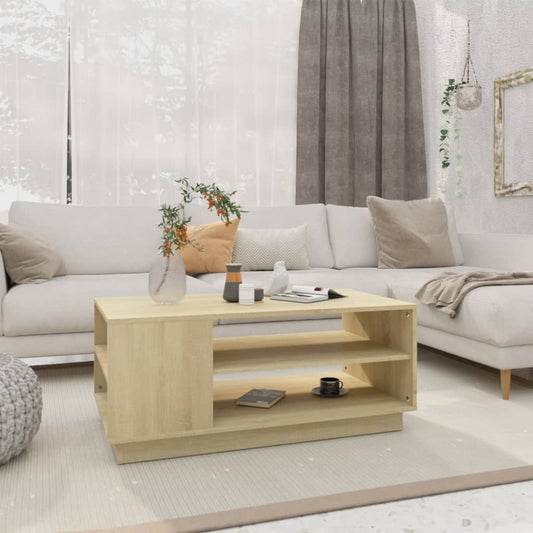 Salongbord Sofabord Sonoma Eik 102x55x43 cm