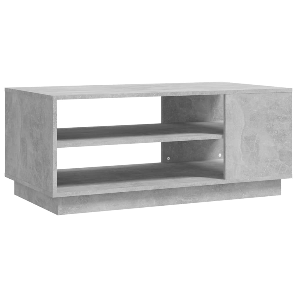Salongbord Sofabord Betonggrå 102x55x43 cm