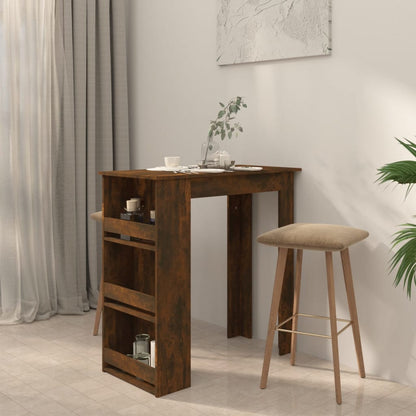 Barbord med stativ røkt eik 102x50x103,5 cm konstruert tre