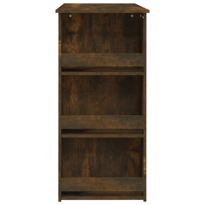 Barbord med stativ røkt eik 102x50x103,5 cm konstruert tre