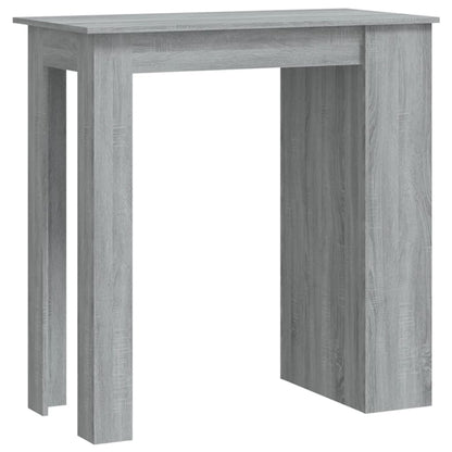 Barbord med stativ grå sonoma 102x50x103,5 cm konstruert tre