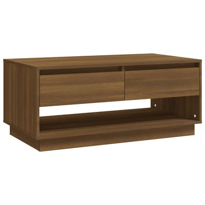 Salongbord Sofabord Brun Eik 102,5x55x44 cm