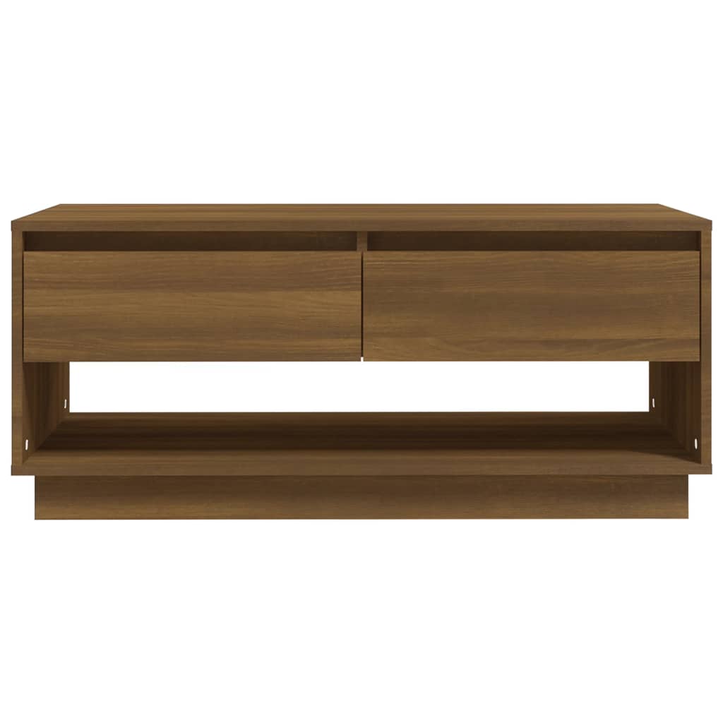 Salongbord Sofabord Brun Eik 102,5x55x44 cm