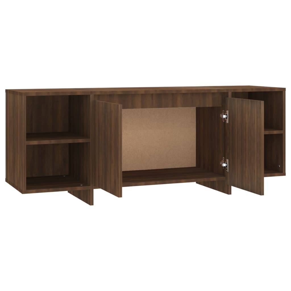 TV-Møbel Brun Eik TV-benk 130x35x50 cm