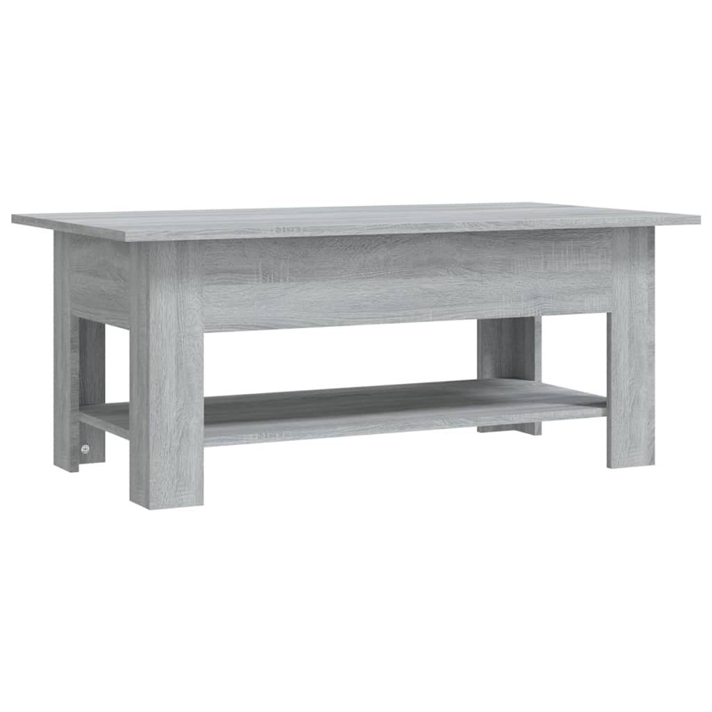 Salongbord Sofabord Sonoma Grå 102x55x42 cm
