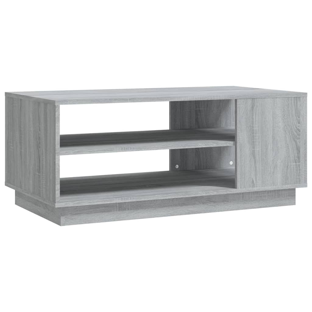Salongbord Sofabord Sonoma Grå Eik 102x55x43 cm