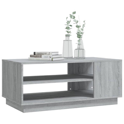 Salongbord Sofabord Sonoma Grå Eik 102x55x43 cm
