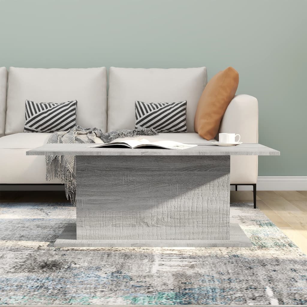 Salongbord Sofabord Sonoma Grå 102x55,5x40 cm