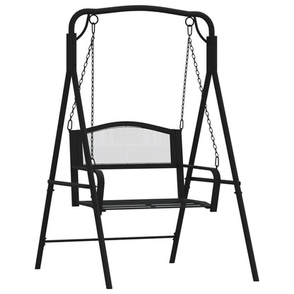 Hagebenk Metall Hengebenk 124 cm svart stål
