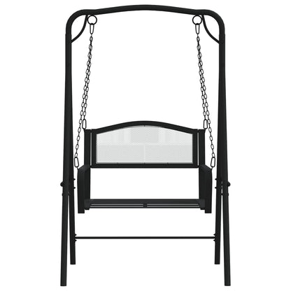 Hagebenk Metall Hengebenk 124 cm svart stål