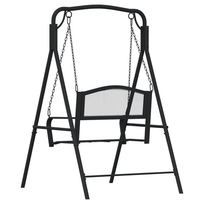 Hagebenk Metall Hengebenk 124 cm svart stål