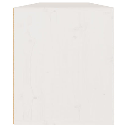 Veggskap Hvit 2 stk 60x30x35 cm heltre furu