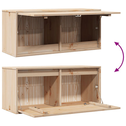 Veggskap Tre 80x30x35 cm heltre furu