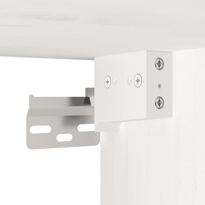 Veggskap Hvit 100x30x35 cm heltre furu