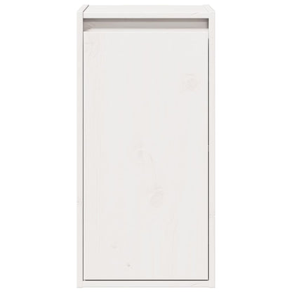 Veggskap Hvit 2 stk 30x30x60 cm heltre furu