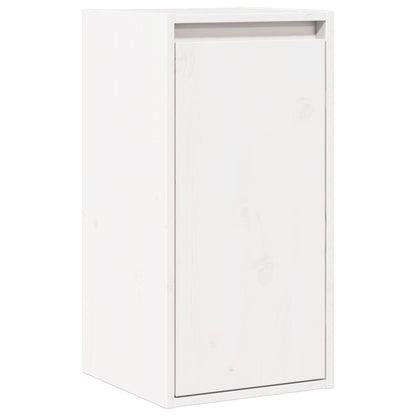 Veggskap Hvit 2 stk 30x30x60 cm heltre furu