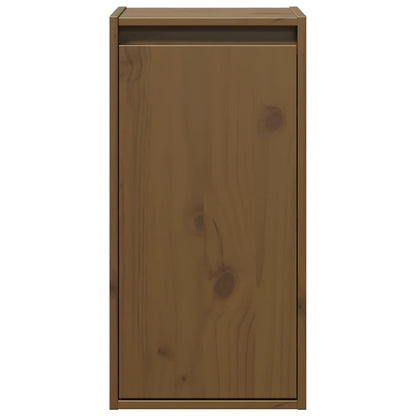Veggskap Honningbrun 2 stk 30x30x60 cm heltre furu
