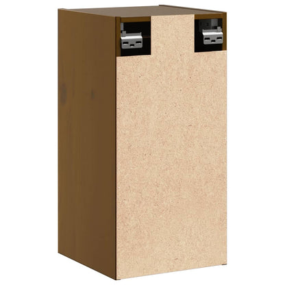 Veggskap Honningbrun 2 stk 30x30x60 cm heltre furu