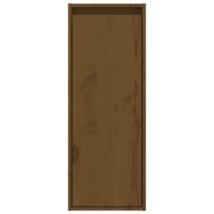 Veggskap Honningbrun 2 stk 30x30x80 cm heltre furu