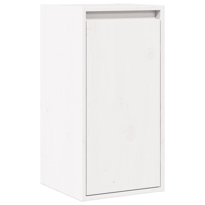 Bokhylle Hvit 30x30x100 cm heltre furu