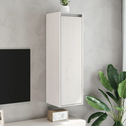 Bokhylle Hvit 30x30x100 cm heltre furu