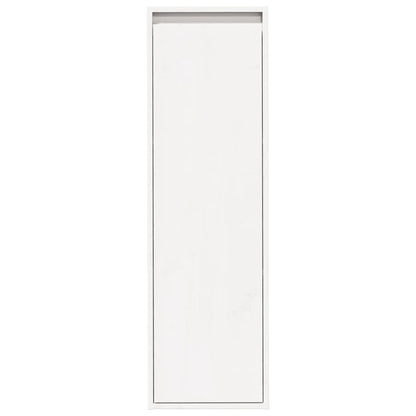 Bokhylle Hvit 30x30x100 cm heltre furu