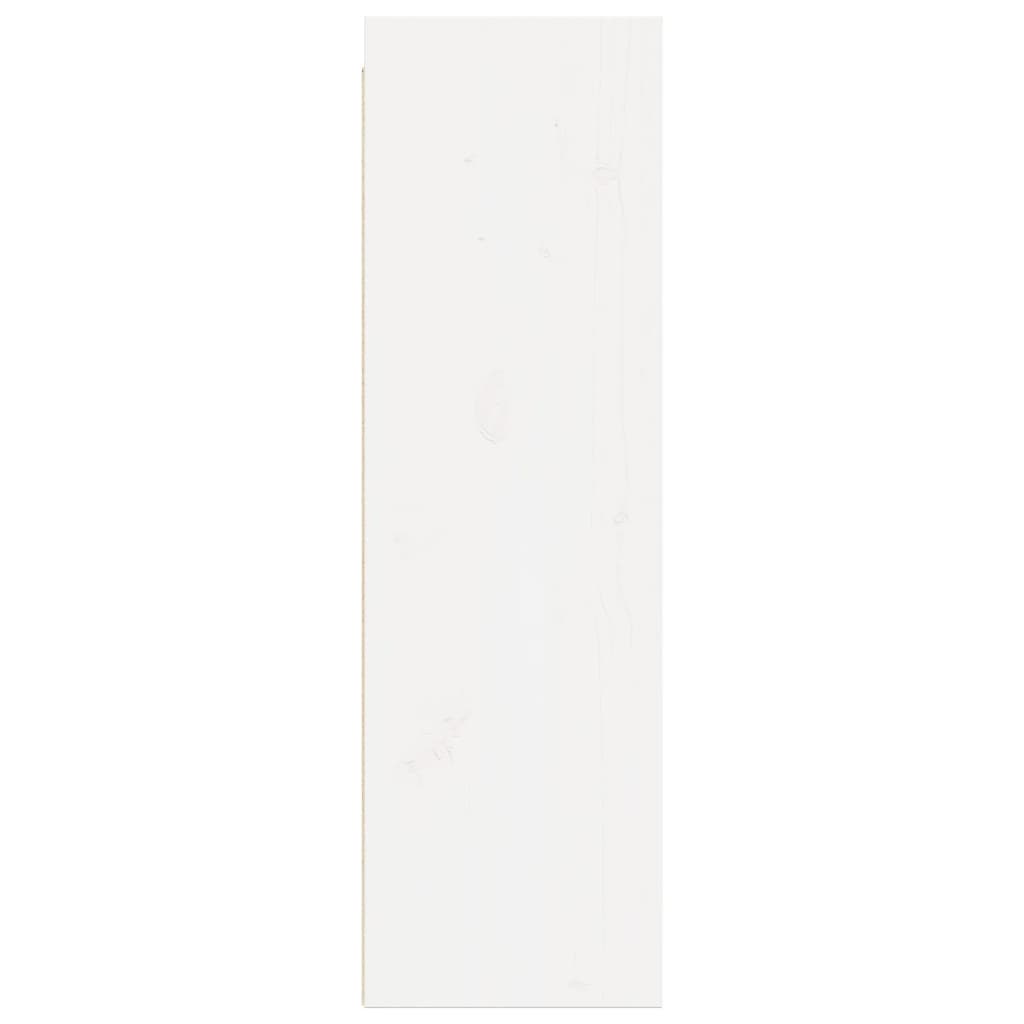 Bokhylle Hvit 30x30x100 cm heltre furu