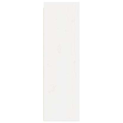 Bokhylle Hvit 30x30x100 cm heltre furu