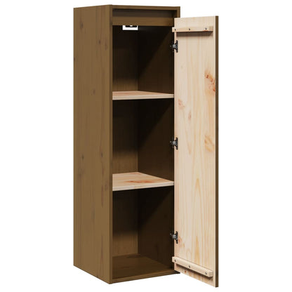 Veggskap Honningbrun 2 stk 30x30x100 cm heltre furu