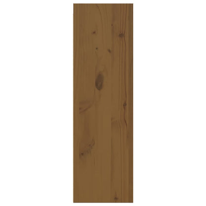 Veggskap Honningbrun 2 stk 30x30x100 cm heltre furu